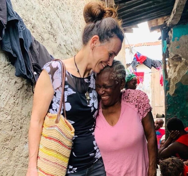 YWAM Haiti in front of a church